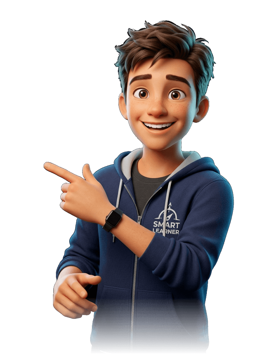 Smart Quietube Student Pointing Left